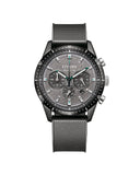 Citizen Eco-Drive Chrono herreklokke i sortfarget stål (40mm)