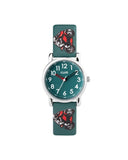Club Motorsykkel barneklokke med grønn rem (27mm)