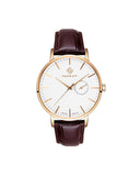 Gant Park Hill III herreklokke med brun rem (41,5mm)