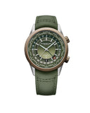 RW Freelancer GMT Worldtimer herreklokke med grønn rem (41mm)
