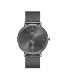DW Classic Multieye herreklokke i gråfarget stål (40mm)