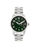 Inex herreklokke i stål (42mm)