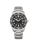 Citizen Sky Automatikk klokke i stål med sort skive  (38,5 mm)