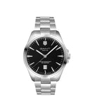 Gant Prestige 316 herreklokke i stål med sort skive (41mm)
