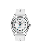 Gant Campus klokke med hvit silikonrem (32mm)
