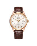 Citizen Aviator Automatic herreklokke med brun rem (40mm)