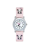 Club Panda barneklokke i rosa (27mm)