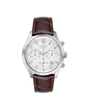 Gant Prestige 206 Chrono herreklokke med brun rem (43mm)