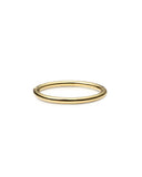 Mockberg Aura Bold Bangle armring i gullfarget stål (large)