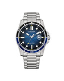 Citizen Sporty Marine Eco-Drive herreklokke i stål, blå (43mm)