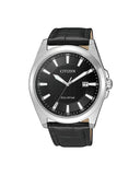 Citizen Eco-Drive herreklokke med sort rem (41mm)