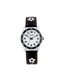 Club Fotball sort barneklokke (30,5mm)