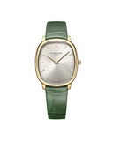 RW Toccata Heritage dameklokke med grønn rem (31x36mm)