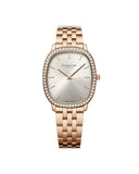 RW Toccata Heritage Diamonds dameklokke i rosegullfarget stål (31x36mm)