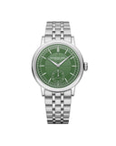 RW Millesime Automatic herreklokke i stål med grønn skive (39mm)