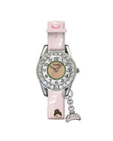 Club Ballerina Charms barneklokke med rosa rem (28mm)