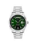 Gant Fairfax Day-date herreklokke i stål med grønn skive (41mm)
