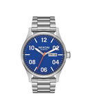 Nixon Sentry herreklokke i matt stål (42mm)