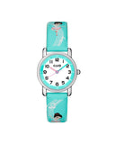 Club Ballerina barneklokke med mint rem (27mm)