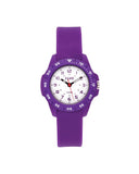 Club Sport barneklokke med lilla silikon rem (35mm)