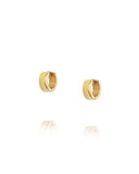 Mockberg Chunky Hoops øreringer i gullfarget stål (small)