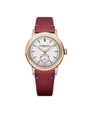 RW Millesime Diamond Automatic dameklokke med rød rem (35mm)