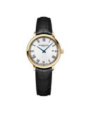 RW Toccata dameklokke med sort rem (29mm)