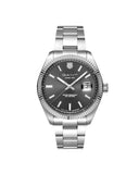 Gant Prestige 106 herreklokke i stål med grå skive (40,5 mm)