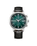 Citizen Classical Eco-Drive Chrono Herreklokke med rem og grønn skive (42mm)