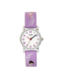 Club Ballerina barneklokke med lilla rem (27mm)