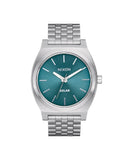 Nixon Time Teller Solar herreklokke i matt stål (37mm)