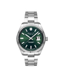 Gant Prestige 106 herreklokke i stål med grønn skive (40,5mm)