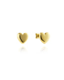 Mockberg Love Gold Studs øredobber i gullfarget stål (medium)