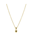 Mockberg Sweetheart Gold Necklace halssmykke i gullfarget stål (medium)