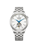 Citizen Open Heart Automatic herreklokke i stål med hvit skive  (40mm)