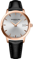 RW Toccata dameklokke med sort rem (34mm)