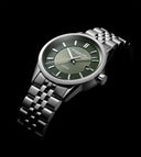 RW Freelancer Automatic herreklokke i stål med grønn skive (38mm)