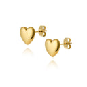 Mockberg Love Gold Studs øredobber i gullfarget stål (medium)