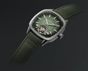 RW Freelancer herreklokke med grønn rem (40x40mm)