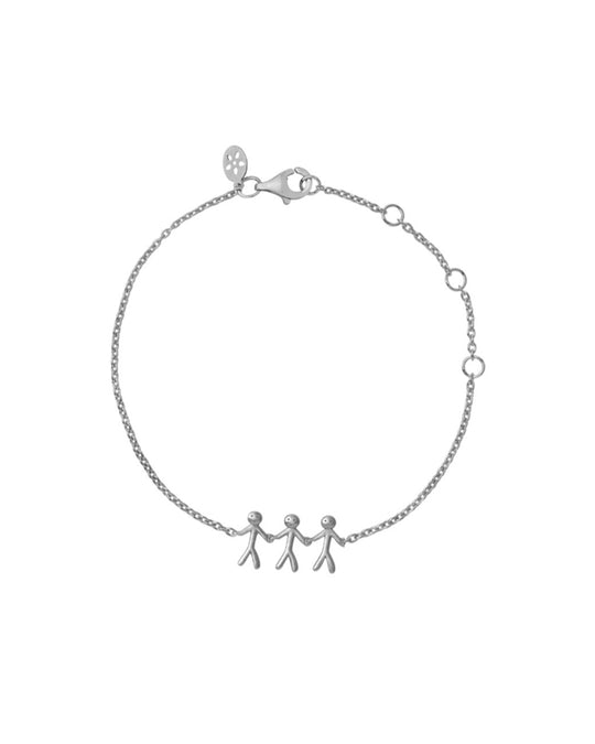 Together Family 3 Bracelet Silver