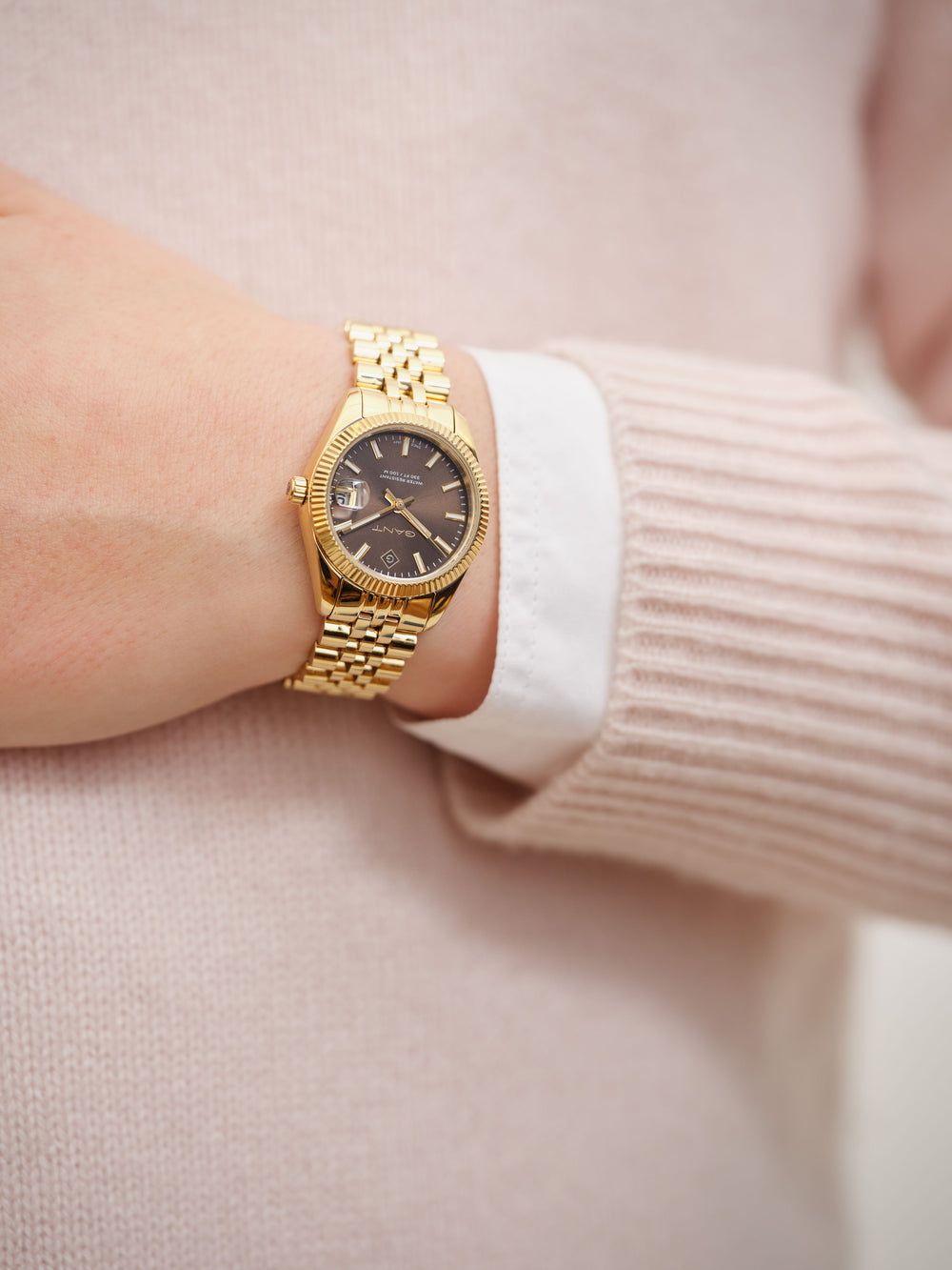 Gant Sussex Mini Gullfarget / Brun 28mm