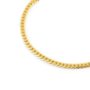 Mockberg Serpentine gullfarget armbånd i stål (medium)
