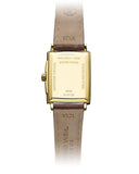 RW Toccata Rectangular dameklokke med brun rem (22x28mm)
