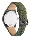 Citizen Eco-Drive herreklokke med grønn rem (41mm)