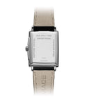 RW Toccata Rectangular herreklokke med sort rem (37X29mm)