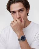 DW Iconic herreklokke i stål (40mm)