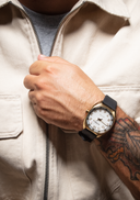 Nixon Mullet herreklokke med sort rem (38mm)