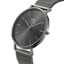 DW Classic Antracite herreklokke i mørkegrå stål (40mm)