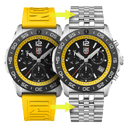 Luminox Pacific Diver Chrono herreklokke i stål med lenke (44mm)