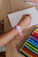 Club Sport barneklokke med rosa silikon rem (32mm)